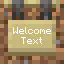 Welcome Text