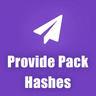 Provide Pack Hashes