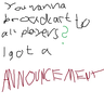 SimpleAnnouncement