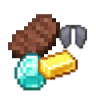 Minecraft, But Eating Drops OP Items